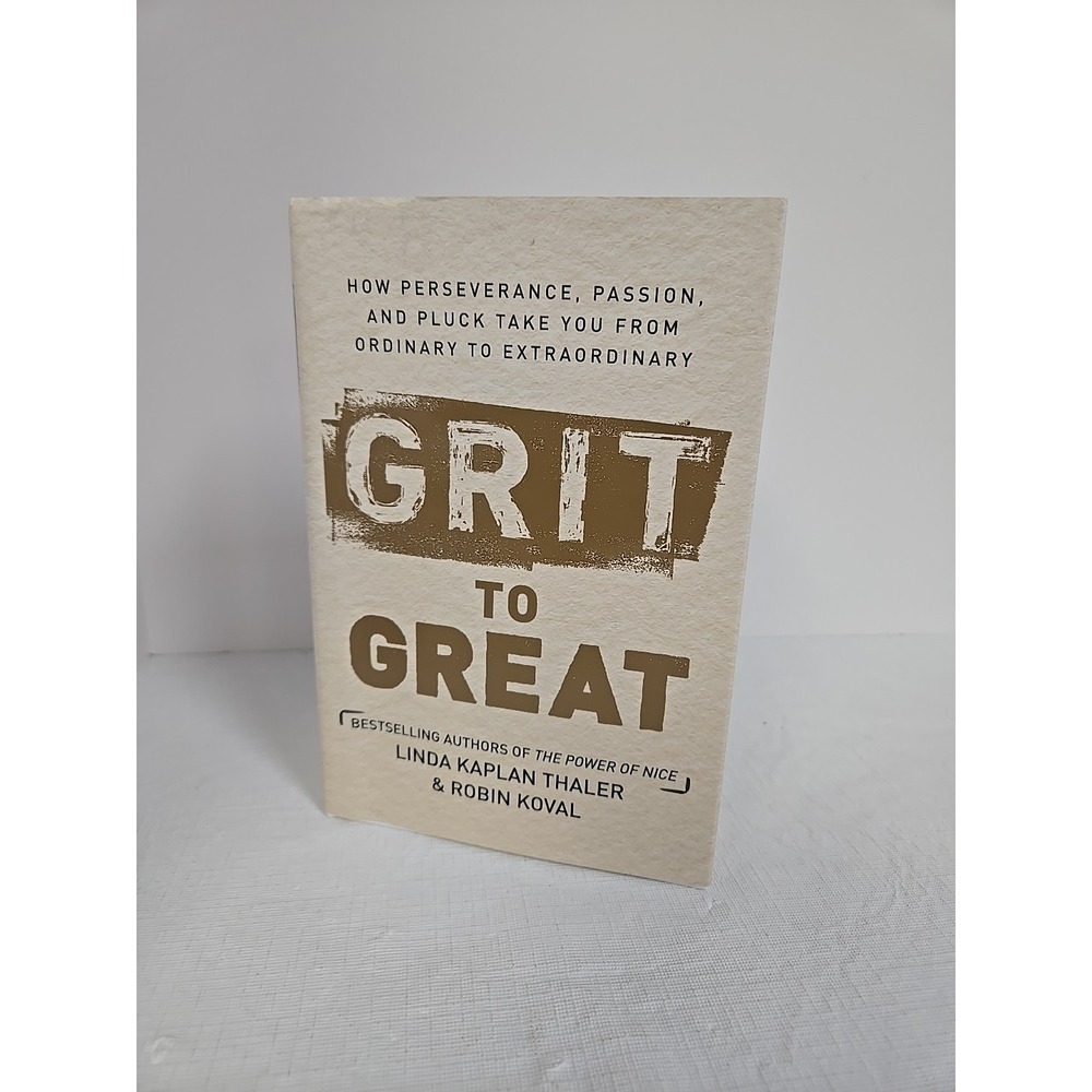 Grit to Great Linda Kaplan Thaler‎ Robin Koval SIGNED FIRST EDITION